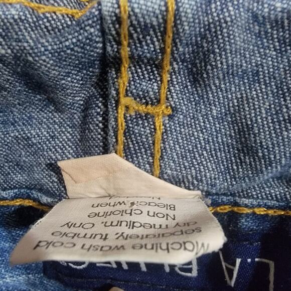 Vtg LA Blues Jeans Blue High Waist Tapered Mom Womens 10 Petite 10P 28x28 - Picture 12 of 16